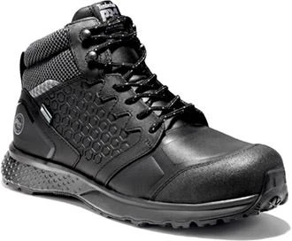 Timberland Pro Boots: Men's A1ZC9 Black Reaxion Composite Toe Waterproof Hiker 2 Timberland Pro Boots: Men's A1ZC9 Black Reaxion Composite Toe Waterproof Hiker - Image 2