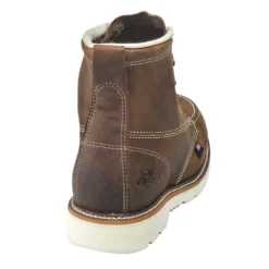 Thorogood Boots: Men's 804-4375 Brown 6-Inch USA-Made Moc EH Steel Toe Work Boots