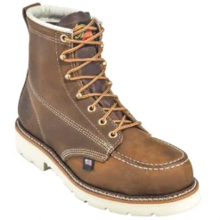 Thorogood Boots: Men's 804-4375 Brown 6-Inch USA-Made Moc EH Steel Toe Work Boots -Carlos Trendy thorogood 804 4375 p 01