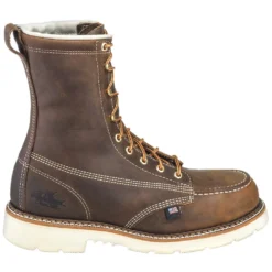 Thorogood Boots: Men's Steel Toe 804-4378 EH USA-Made Brown Work Boots -Carlos Trendy thorogood 804 4378 o 01 1