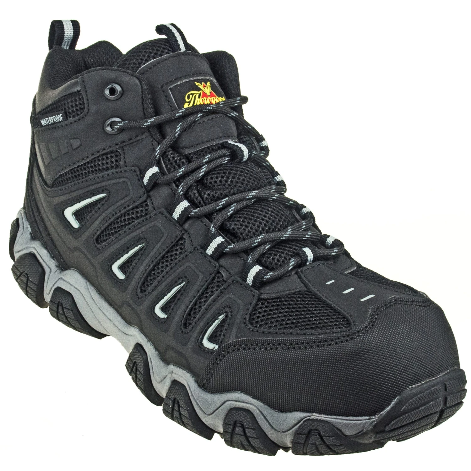 Thorogood Boots: Men's Black Mid Hiker 804 6292 Composite Toe Boots 5 Thorogood Boots: Men's Black Mid Hiker 804 6292 Composite Toe Boots - Image 5