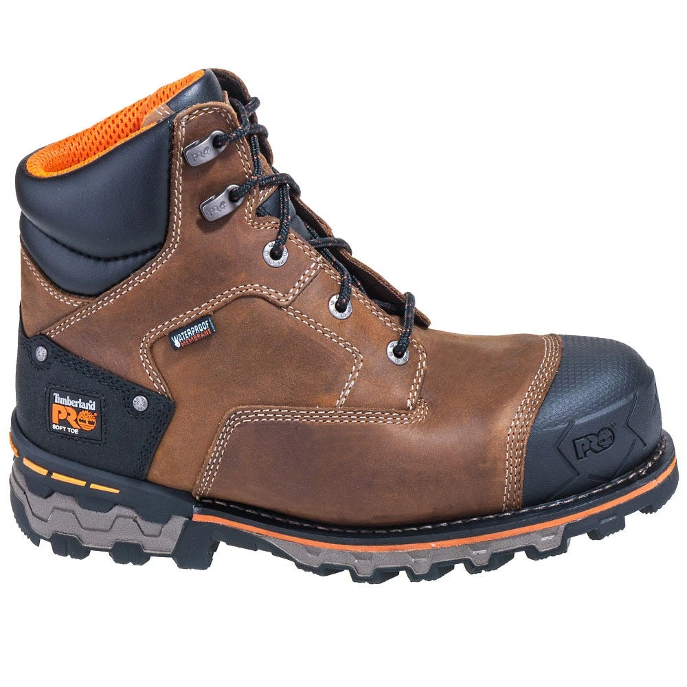 Timberland PRO Boots: Men's Brown 92673 Boondock 6" EH Waterproof Boots 4 Timberland PRO Boots: Men's Brown 92673 Boondock 6" EH Waterproof Boots - Image 4