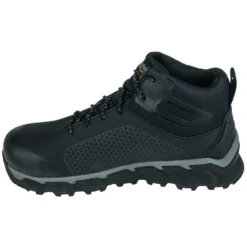 Timberland PRO Boots: Ridgework Men's Black CT TB0A1KBW001 WP Mid Work Boots -Carlos Trendy timberland pro tb0a1kbw001 4