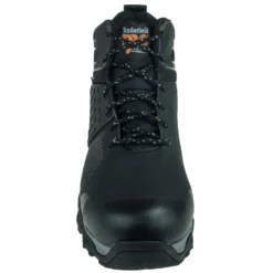 Timberland PRO Boots: Ridgework Men's Black CT TB0A1KBW001 WP Mid Work Boots -Carlos Trendy timberland pro tb0a1kbw001 5