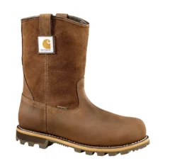 Carhartt Boots: Men's CMP1453 Brown Carbon Nano Toe Waterproof Slip Resistant Wellington Work Boot -Carlos Trendy tlx2tyeg scaled