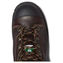 Timberland PRO Boots: Men's Endurance PR 52561 Brown 8" Steel Toe Work Boots -Carlos Trendy tmb pro 52561 top
