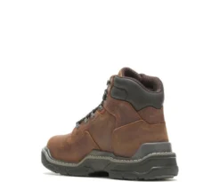 Wolverine Boots: Men's W211165 Brown Composite Toe 6" Raider Waterproof Met-Guard Work Boot -Carlos Trendy trdytfuygiuhoijp