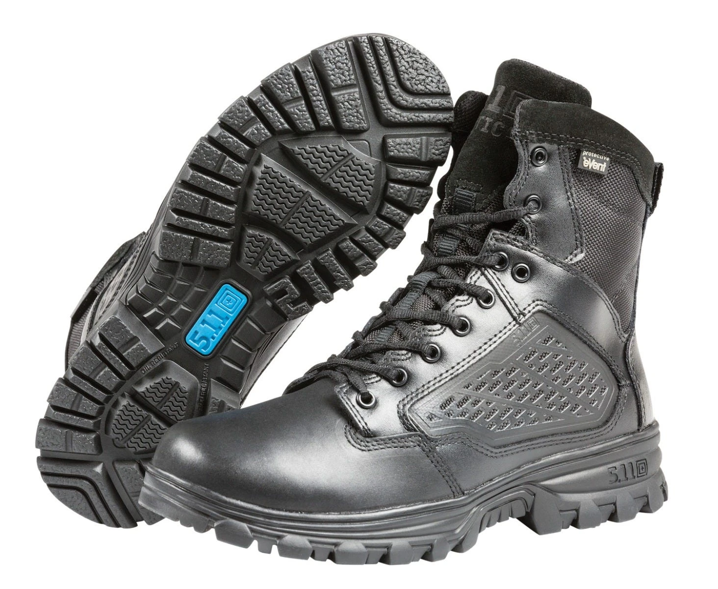 5.11 Tactical 5.11 Boots: Men's 12312 Black 8" EVO Waterproof Side Zip Boots 7 5.11 Tactical 5.11 Boots: Men's 12312 Black 8" EVO Waterproof Side Zip Boots - Image 7