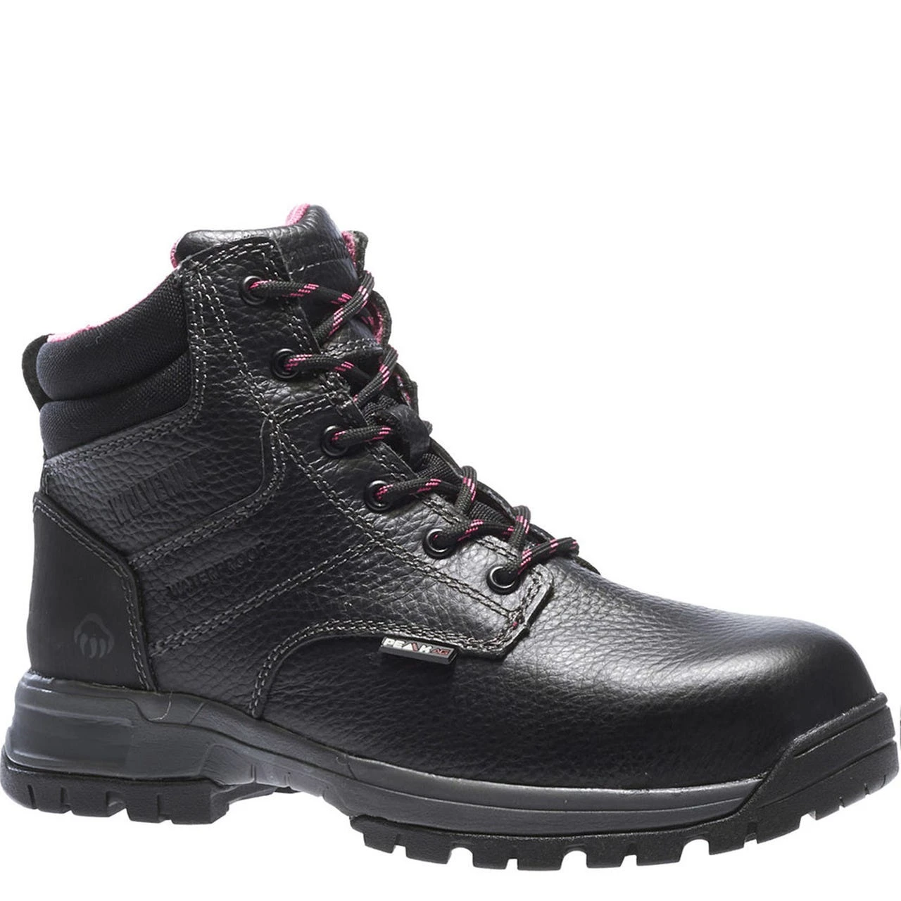Wolverine Boots: Women's 10181 Black Piper Composite Toe Waterproof Work Boot 2 Wolverine Boots: Women's 10181 Black Piper Composite Toe Waterproof Work Boot - Image 2