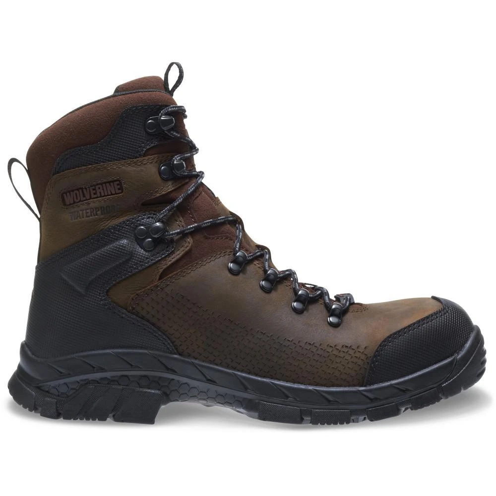 Wolverine Boots: Men's W10859 Brown Glacier Xtreme Composite Toe EH Waterproof Boots 1 Wolverine Boots: Men's W10859 Brown Glacier Xtreme Composite Toe EH Waterproof Boots