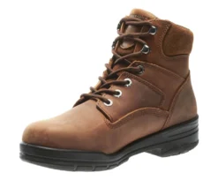 Wolverine Boots: Men's 2053 Durashocks Steel Toe Brown Boots -Carlos Trendy wbsm w02053 032315 s16 135