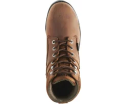 Wolverine Boots: Men's 2053 Durashocks Steel Toe Brown Boots -Carlos Trendy wbsm w02053 032315 s16 top
