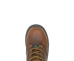 Wolverine Boots: Men's 201177 Tobacco Hellcat CarbonMax Waterproof Work Boot -Carlos Trendy wbsm w201177 091719 f20 top 2