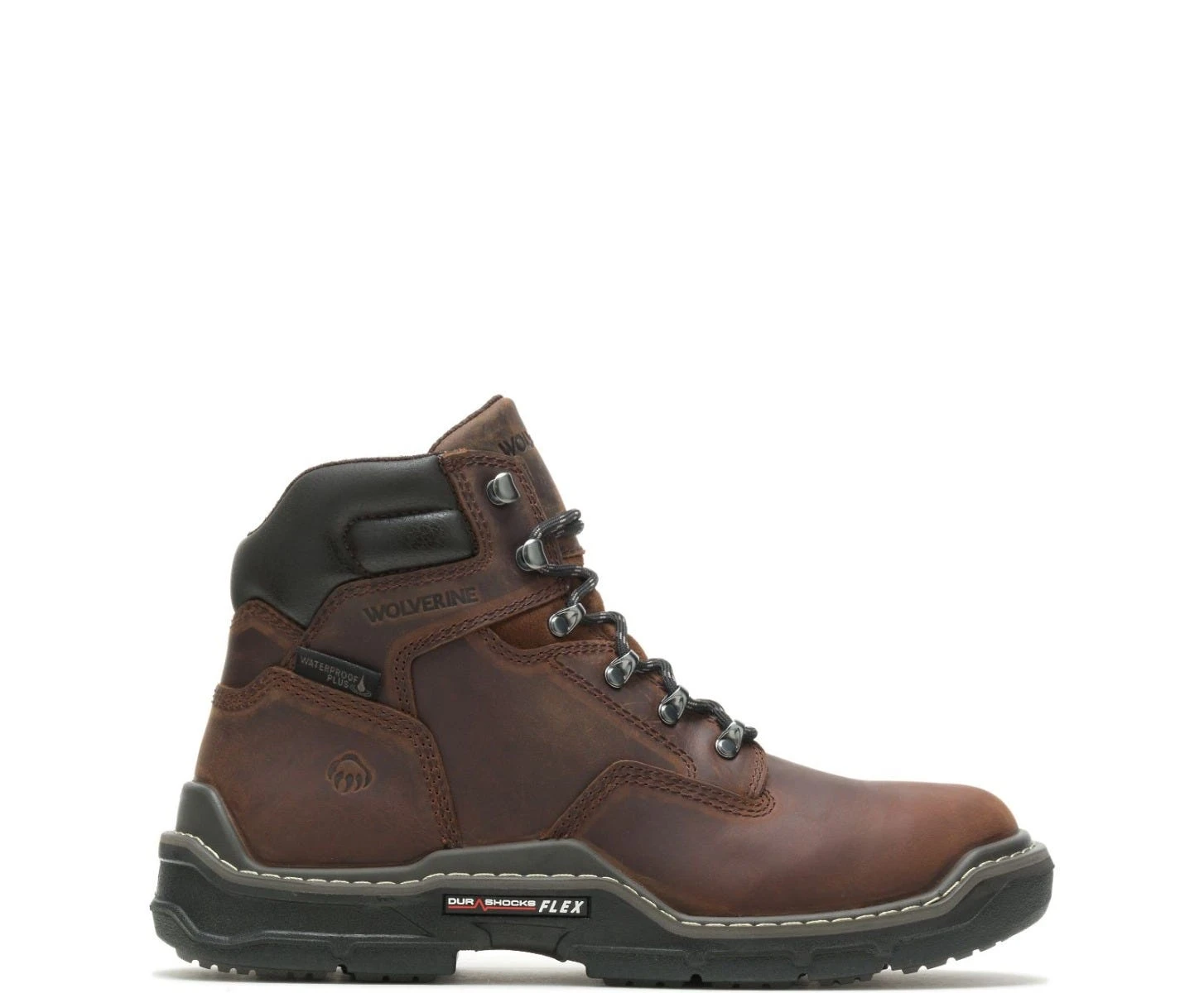 Wolverine Boots: Men's W210081 Peanut Soft Toe Raider Waterproof Durashocks 6" Work Boot 2 Wolverine Boots: Men's W210081 Peanut Soft Toe Raider Waterproof Durashocks 6" Work Boot - Image 2