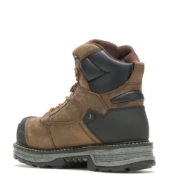 Wolverine Boots: Men's W211135 Brown Carbonmax Toe Hellcat Ultraspring Heavy Duty 6" Work Boot -Carlos Trendy wbsm w211135 012721 s22 225