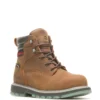 Wolverine Boots: Men's W230012 Sudan Brown Soft Toe Floorhand LX 6" Work Boot