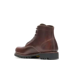 Wolverine Boots: Men's 990103 Brown 1000 Mile Axel USA Made Work Boot -Carlos Trendy wbsm w990103 082619 f20 225