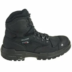 Wolverine Boots: Men's 10613 Black Waterproof 6-Inch Legend Boots 10 Wolverine Boots: Men's 10613 Black Waterproof 6-Inch Legend Boots -Carlos Trendy wolverine w10613 o 01