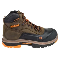 Wolverine Boots: Overpass CarbonMAX EH Men's W10717 Brown Mid Work Boots 10 Wolverine Boots: Overpass CarbonMAX EH Men's W10717 Brown Mid Work Boots -Carlos Trendy wolverine w10717 o 01