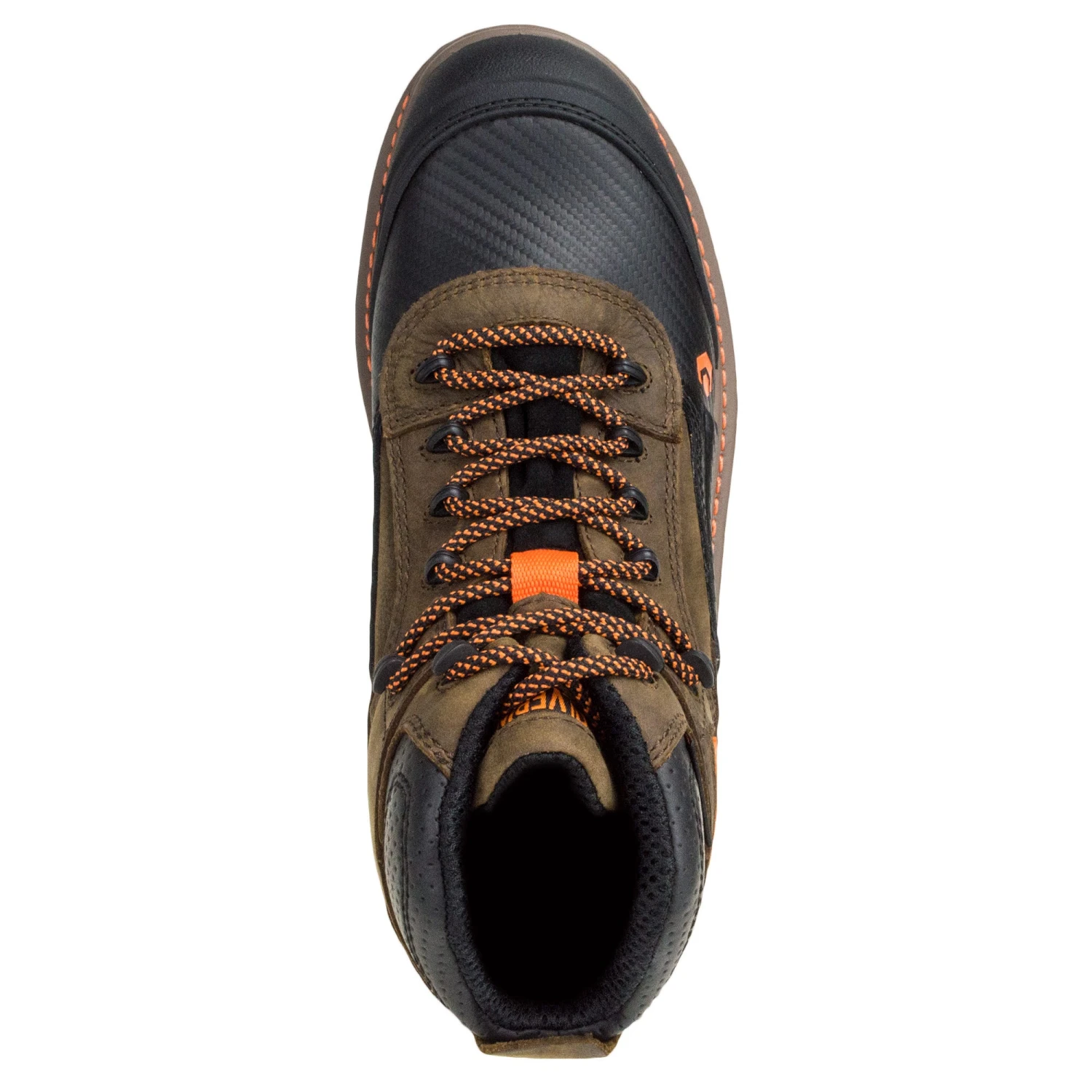 Wolverine Boots: Overpass CarbonMAX EH Men's W10717 Brown Mid Work Boots 2 Wolverine Boots: Overpass CarbonMAX EH Men's W10717 Brown Mid Work Boots - Image 2