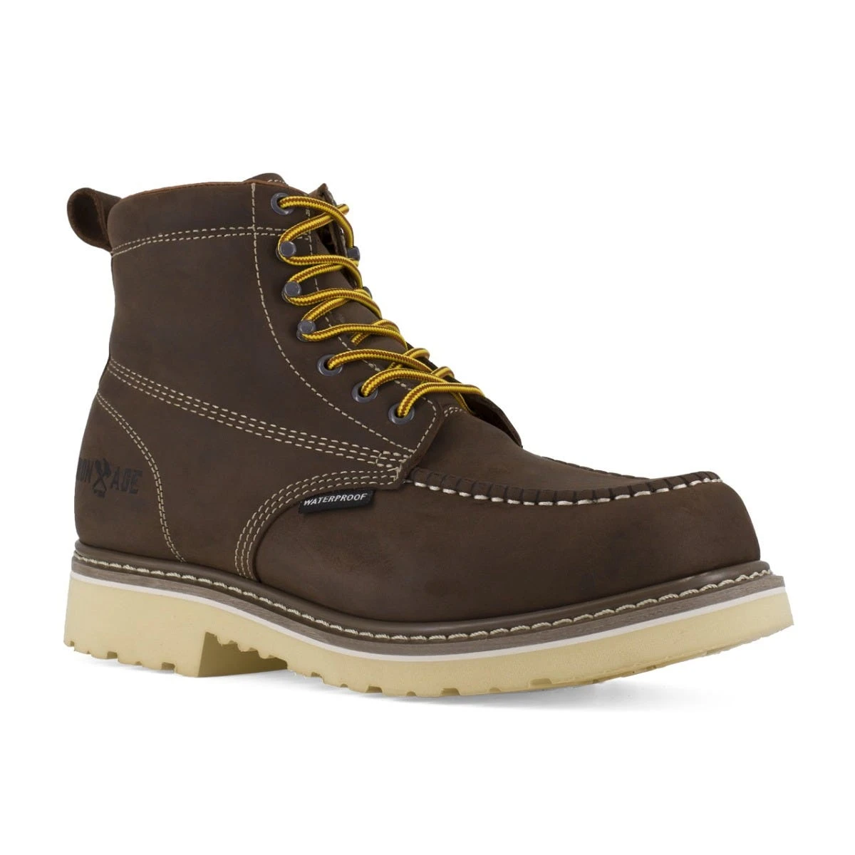 Iron Age Boots: Men's IA5064 Brown 6" Work Boot Soft Toe Work Boot 1 Iron Age Boots: Men's IA5064 Brown 6" Work Boot Soft Toe Work Boot